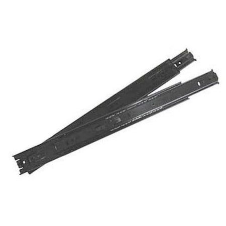 Knape & Vogt Knape & Vogt Kv8405 B16 Eb 16 In. Full Extension With Overtravel Ball Bearing Slide - Black KV8405 B16 EB